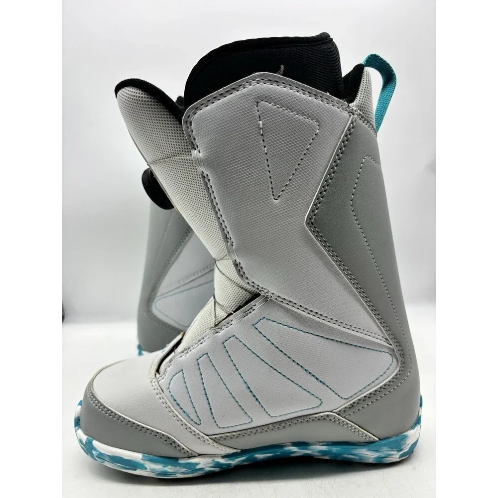 Thirtytwo Lashed Boa Snowboard Boots Kids Youth Size 6 Gray Fall 2016 EUC
